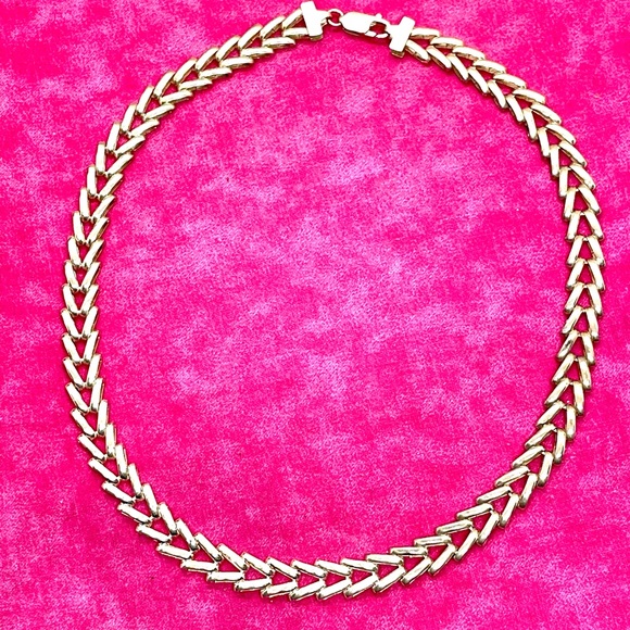 Vintage Sterling Italian Necklace 16”